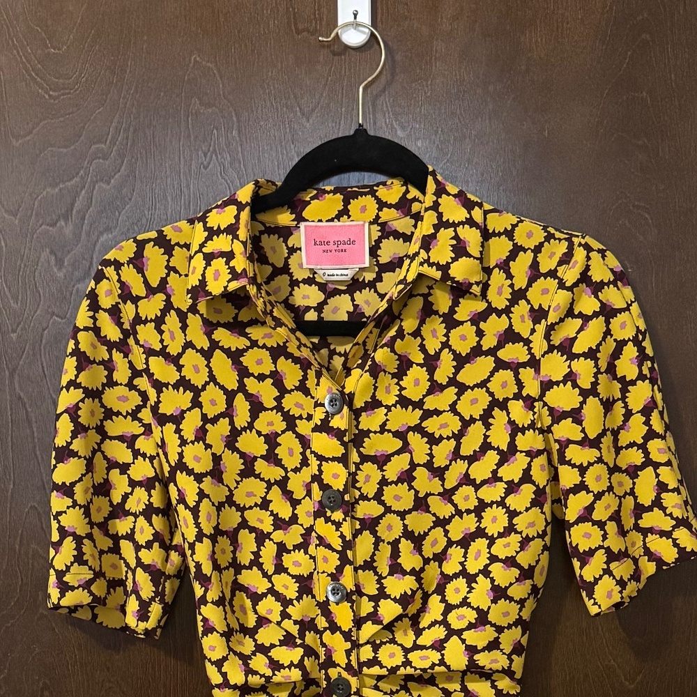 Kate Spade Sunny Blooms Shirt Dress
